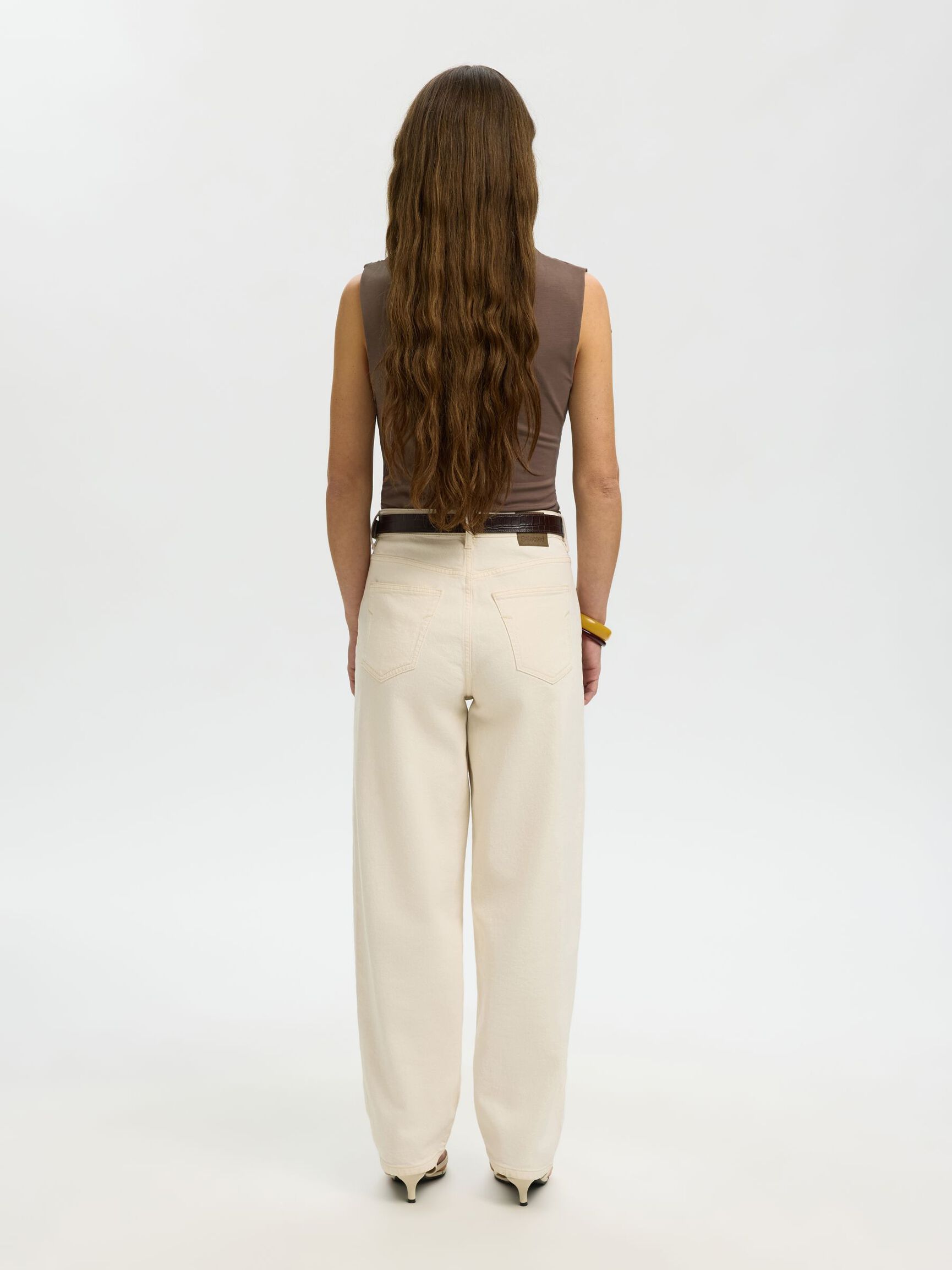 DRAPERT ERMELØS TOPP, Chocolate Chip, highres