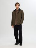 Selected WAXED COTTON JACKET, Grape Leaf, highres - 16094041_GrapeLeaf_005.jpg