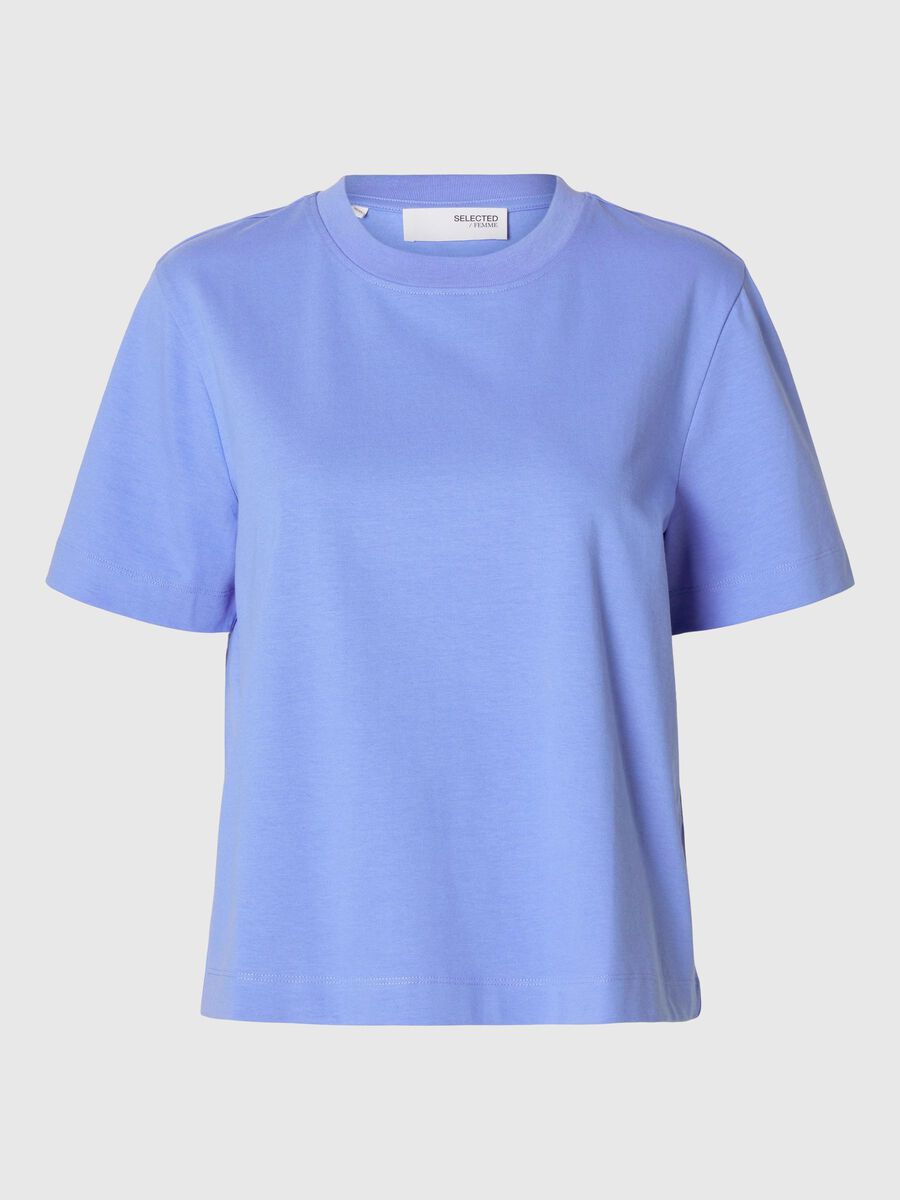 Selected BOXY T-SHIRT, Cornflower Blue, highres - 16087919_CornflowerBlue_001.jpg