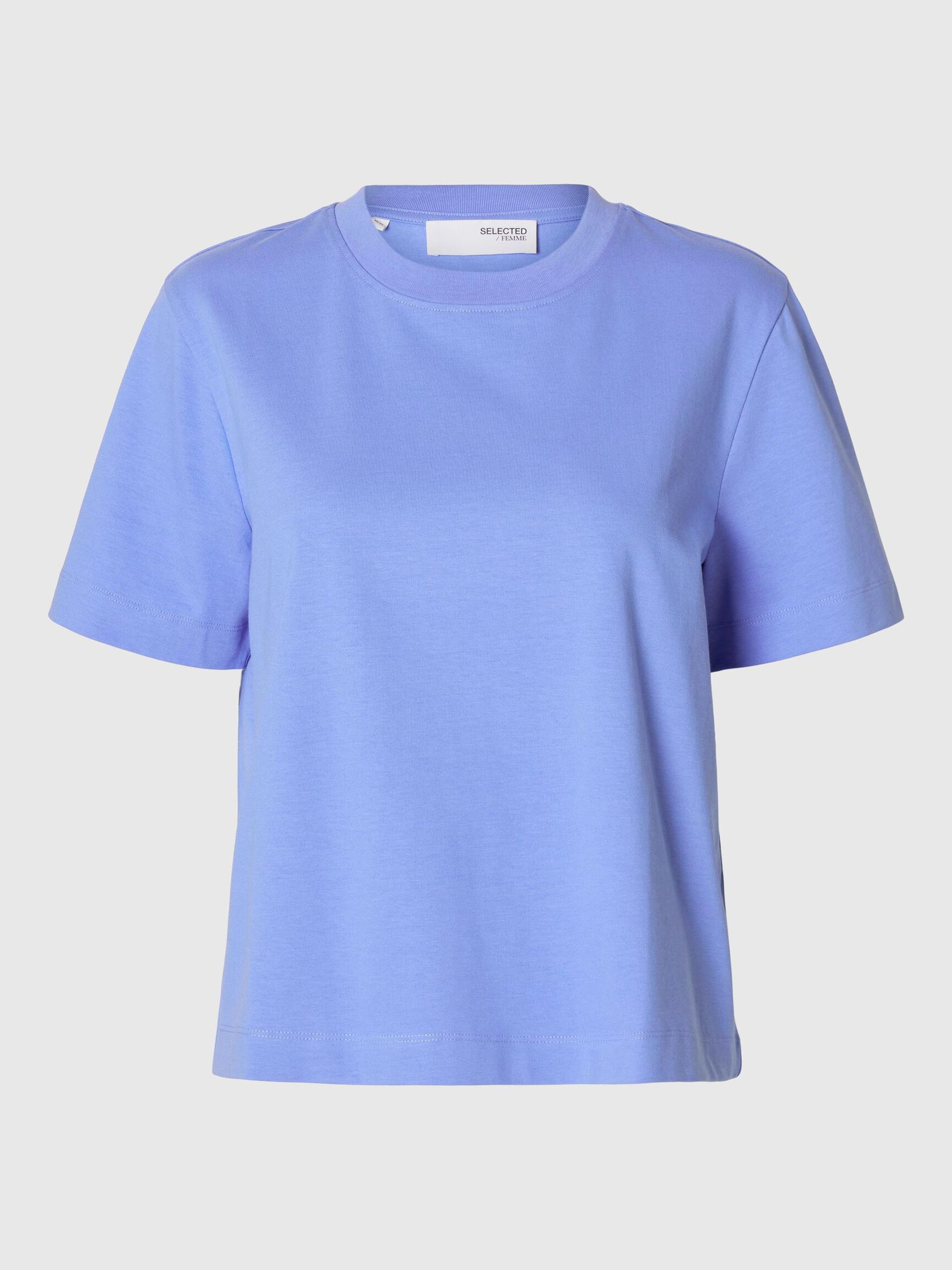 BOXY T-SHIRT, Cornflower Blue, highres