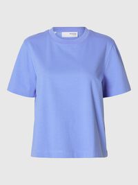 BOXY T-SHIRT, Cornflower Blue, highres