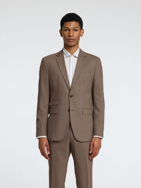 Selected WOVEN WOOL BLEND BLAZER, Kelp, highres - 16087868_Kelp_003.jpg