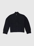 Selected REISSVERSCHLUSS STRICKJACKE, Black, highres - 80000374_Black_001.jpg