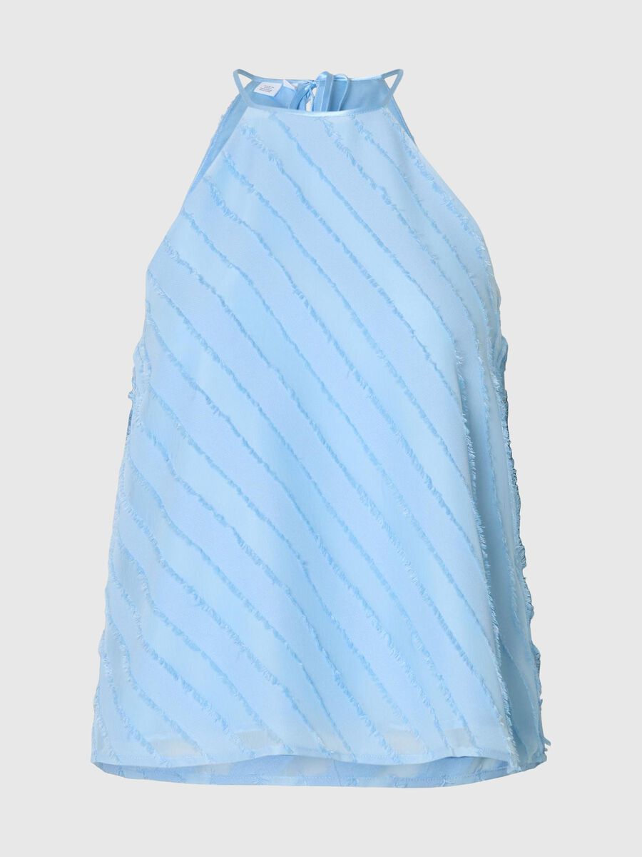 Selected ÄRMELLOSES NECKHOLDER-TOP, Cerulean, highres - 16098869_Cerulean_001.jpg