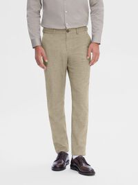 175 SLIM FIT TROUSERS, Sand, highres