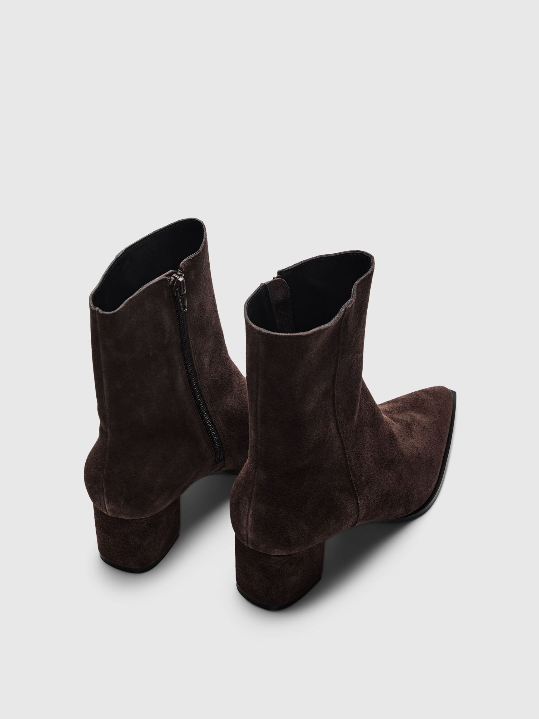 WILDLEDER STIEFEL MIT ABSATZ, Delicioso, highres