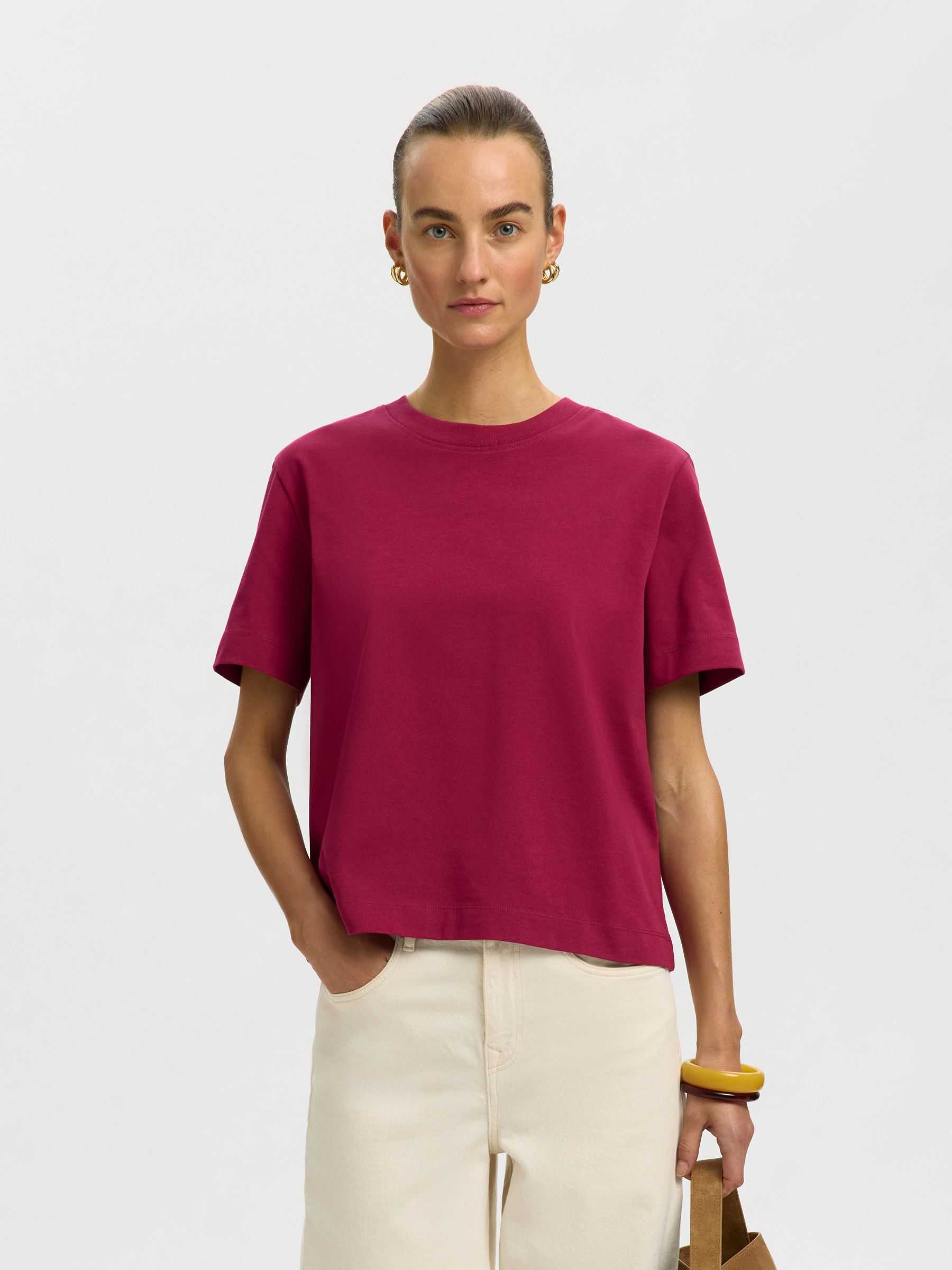 BOXY T-SHIRT, Anemone, highres