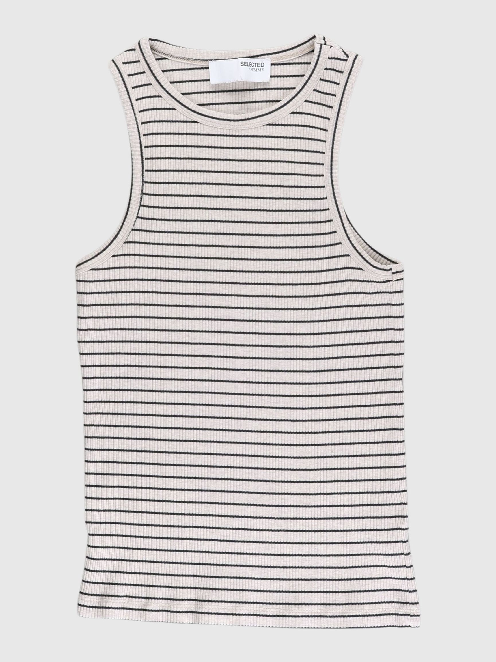 STRIBET TANKTOP, Sandshell, highres