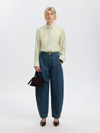 RELAXED FIT SHIRT, Egret, highres