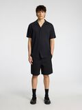Selected REGULAR FIT CHINOSHORTS, Black, highres - 16096752_Black_005.jpg