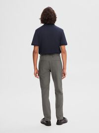 175 SLIM-FIT TROUSERS, Grey Melange, highres