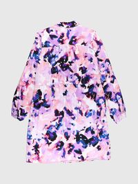 BEDRUKT MINI JURK, Moonlite Mauve, highres