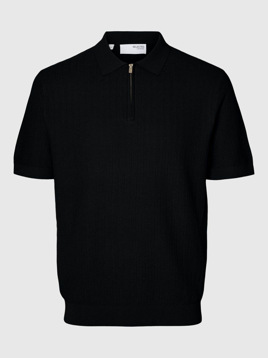 Selected RITS POLO, Black, highres - 16096388_Black_001.jpg