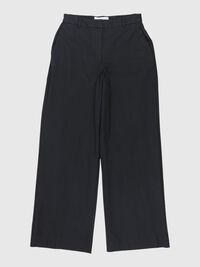 CLASSIC WIDE-LEG TROUSERS, Black, highres
