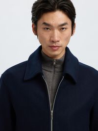 WOLLMIX KURZJACKE, Sky Captain, highres