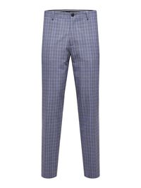 VISKOSEMIX KARO HOSE, Grey, highres