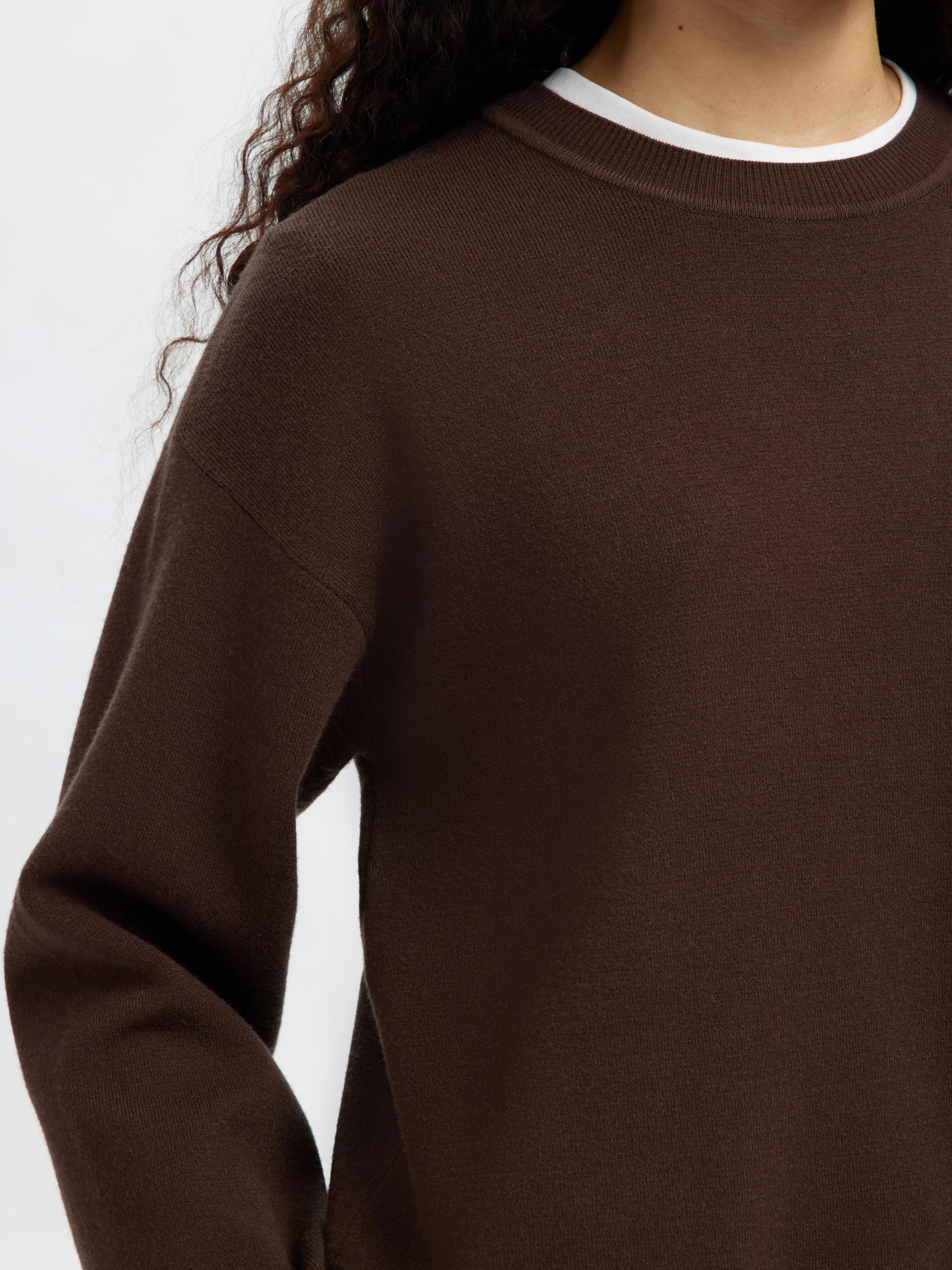VISCOSE BLEND KNITTED JUMPER, Delicioso, highres