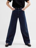 Selected RHINESTONE WIDE FIT JEANS, Medium Blue Denim, highres - 16095370_MediumBlueDenim_1135887_008.jpg