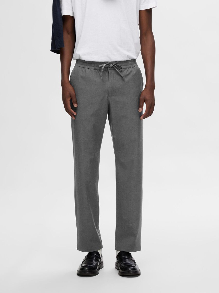 Selected 196 STRAIGHT FIT HOSE, Grey Melange, highres - 16094297_GreyMelange_003.jpg