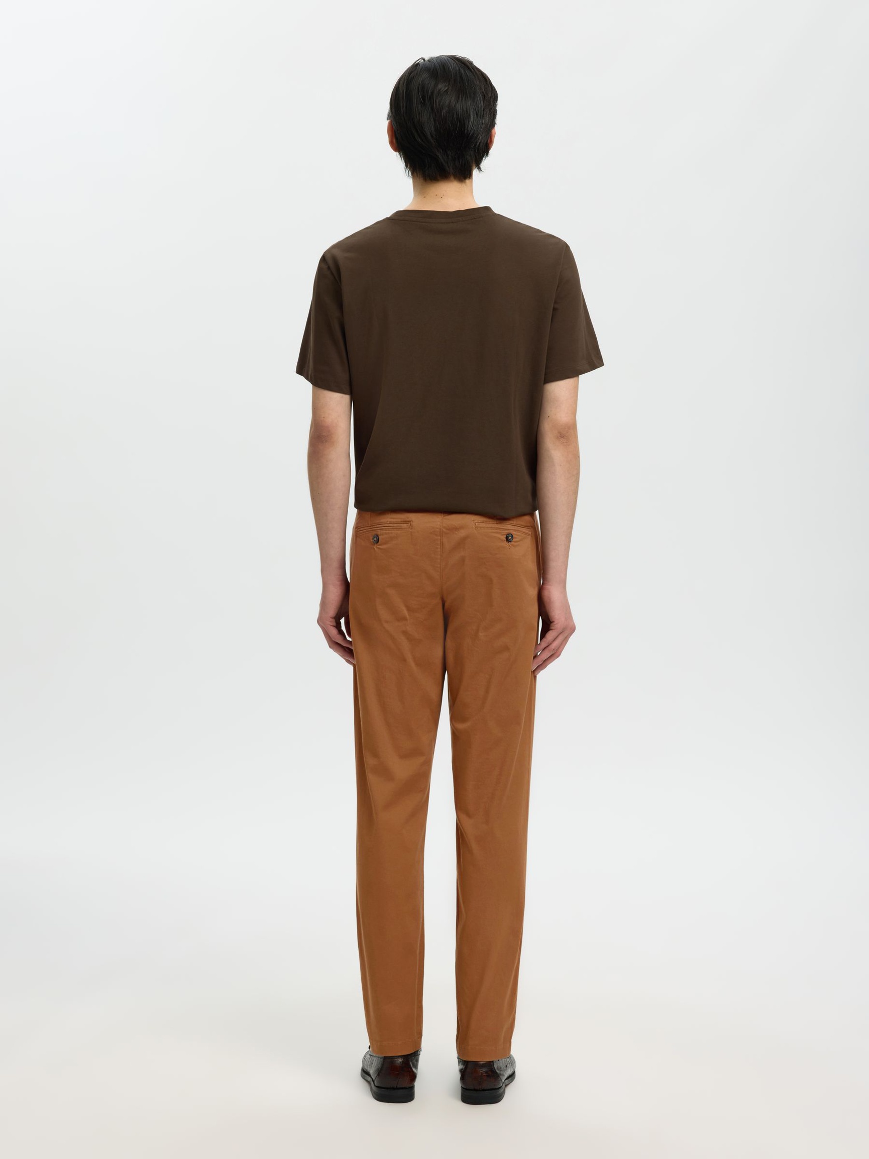 175 SLIM FIT FLEX CHINOS, Toffee, highres