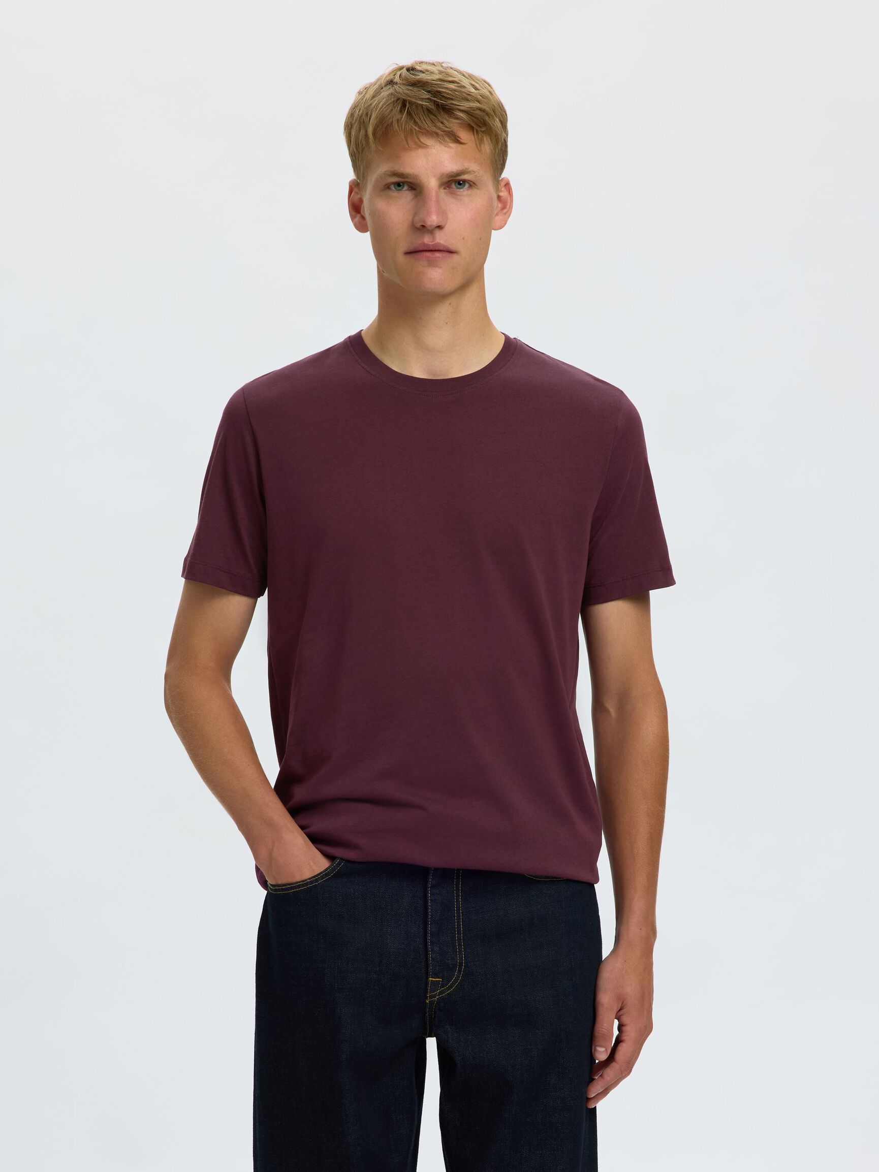3-PACK COTTON T-SHIRT, Dark Grey Melange, highres