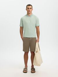 SLIM-FIT CHINOSHORTS, Morel, highres