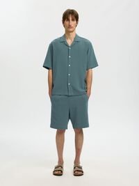 REGULAR FIT SHORTS, Balsam Green, highres