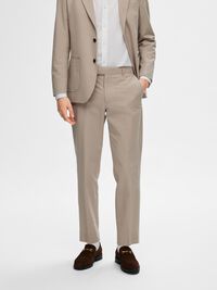 SEERSUCKER PANTALON DE COSTUME, Pure Cashmere, highres