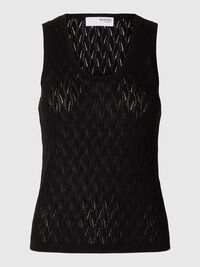 STRICK OBERTEIL, Black, highres
