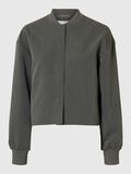 Selected CROPPED BOMBER JACKET, Volcanic Ash, highres - 16094400_VolcanicAsh_1185970_001.jpg