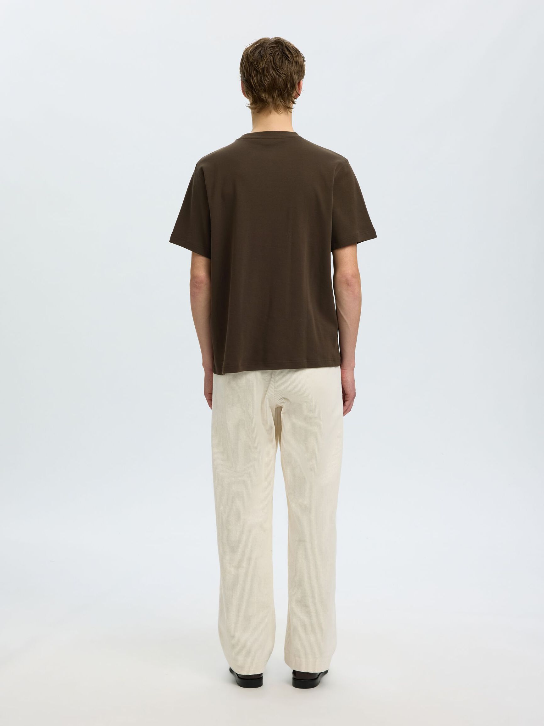 REGULAR FIT T-SHIRT, Turkish Coffee, highres