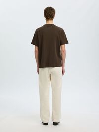 REGULAR FIT T-SHIRT, Turkish Coffee, highres