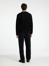 ULD CARDIGAN, Black, highres