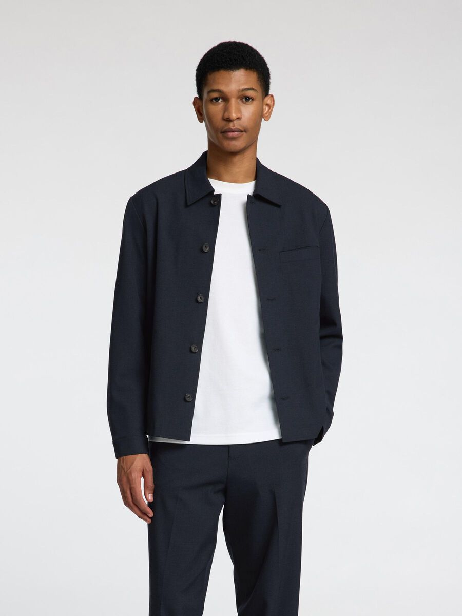 Selected TAILORED OVERSHIRT, Dark Sapphire, highres - 16096572_DarkSapphire_003.jpg