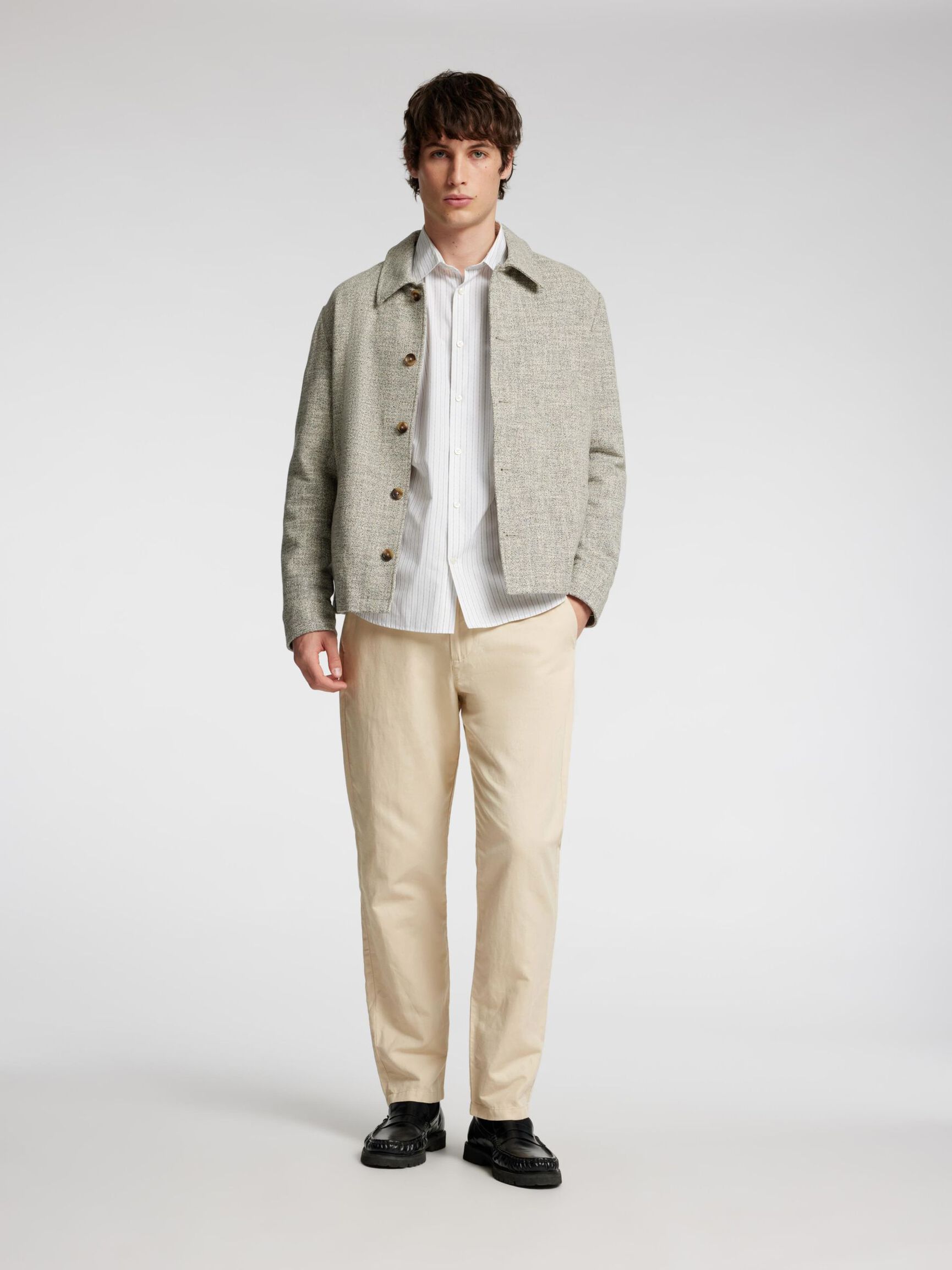 PANTALONI, Oatmeal, highres