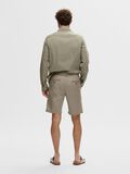 Selected SLIM FIT CHINO SHORT, Greige, highres - 16092329_Greige_004.jpg