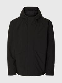 URBAN TECH GEWATTEERDE JAS, Black, highres