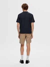 KURZÄRMELIGES BAUMWOLL POLO SHIRT, Sky Captain, highres