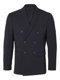 Selected VISKOSEBLANDING SLIM FIT DOBBELTRADET BLAZER, Navy Blazer, highres - 16090469_NavyBlazer_001.jpg