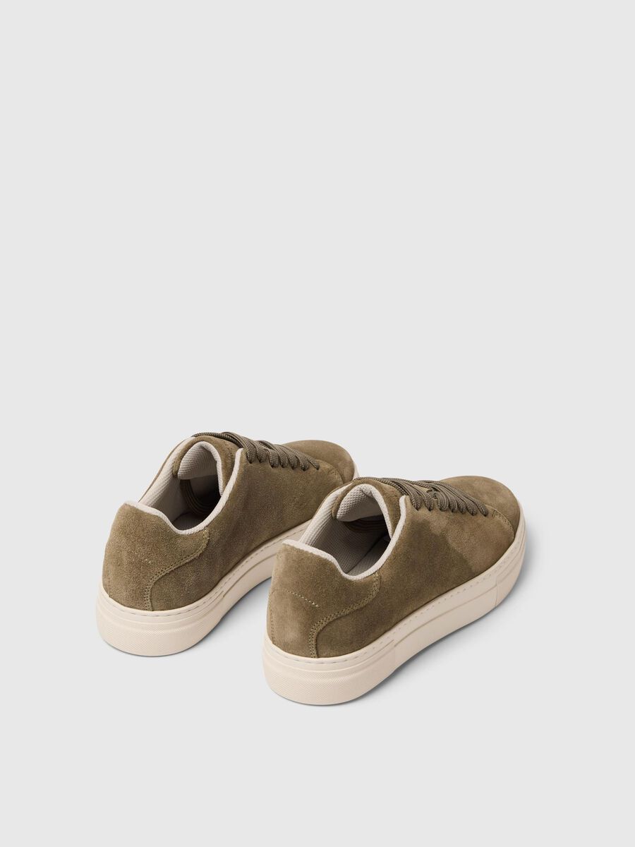Selected CHUNKY SUEDE TRAINERS, Grape Leaf, highres - 16095934_GrapeLeaf_005.jpg