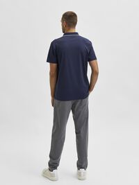 SHORT SLEEVED COOLMAX® POLO SHIRT, Navy Blazer, highres