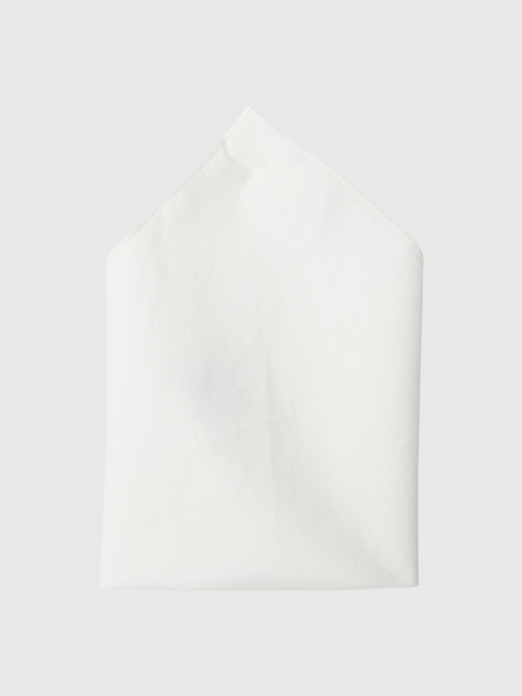 CLASSIC HANDKERCHIEF, White, highres