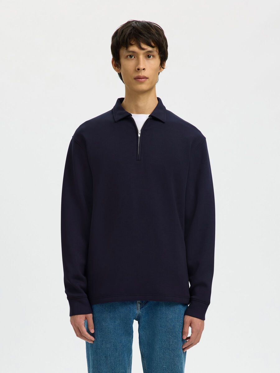 Product tile image - FA&Ccedil;ON POLO SWEAT-SHIRT, Sky Captain | 16100132_SkyCaptain
