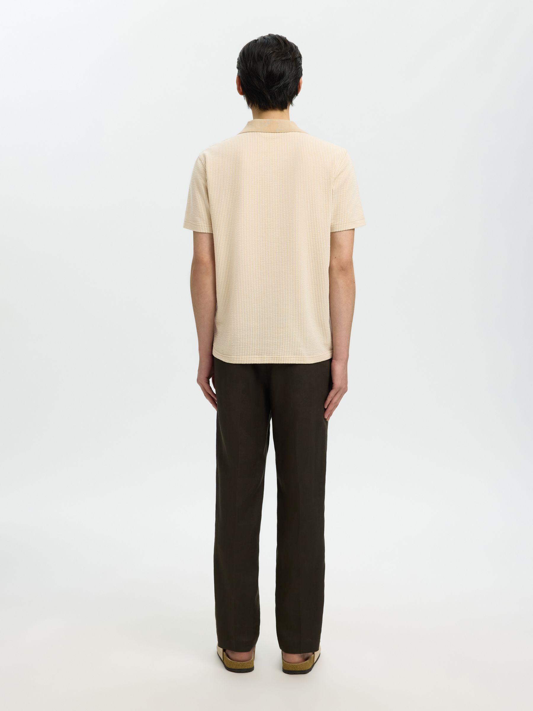 REGULAR FIT POLO SHIRT, Birch, highres