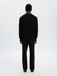 NEULEPUSERO PUOLIVETOKETJULLA, Black, highres