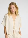 Selected TIE FRONT V-NECK TOP, Birch, highres - 16096917_Birch_008.jpg