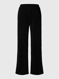 GLITTER HIGH WAISTED TROUSERS, Black, highres
