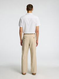 220 LOOSE FIT BUKSER I HØRBLANDING, Incense, highres