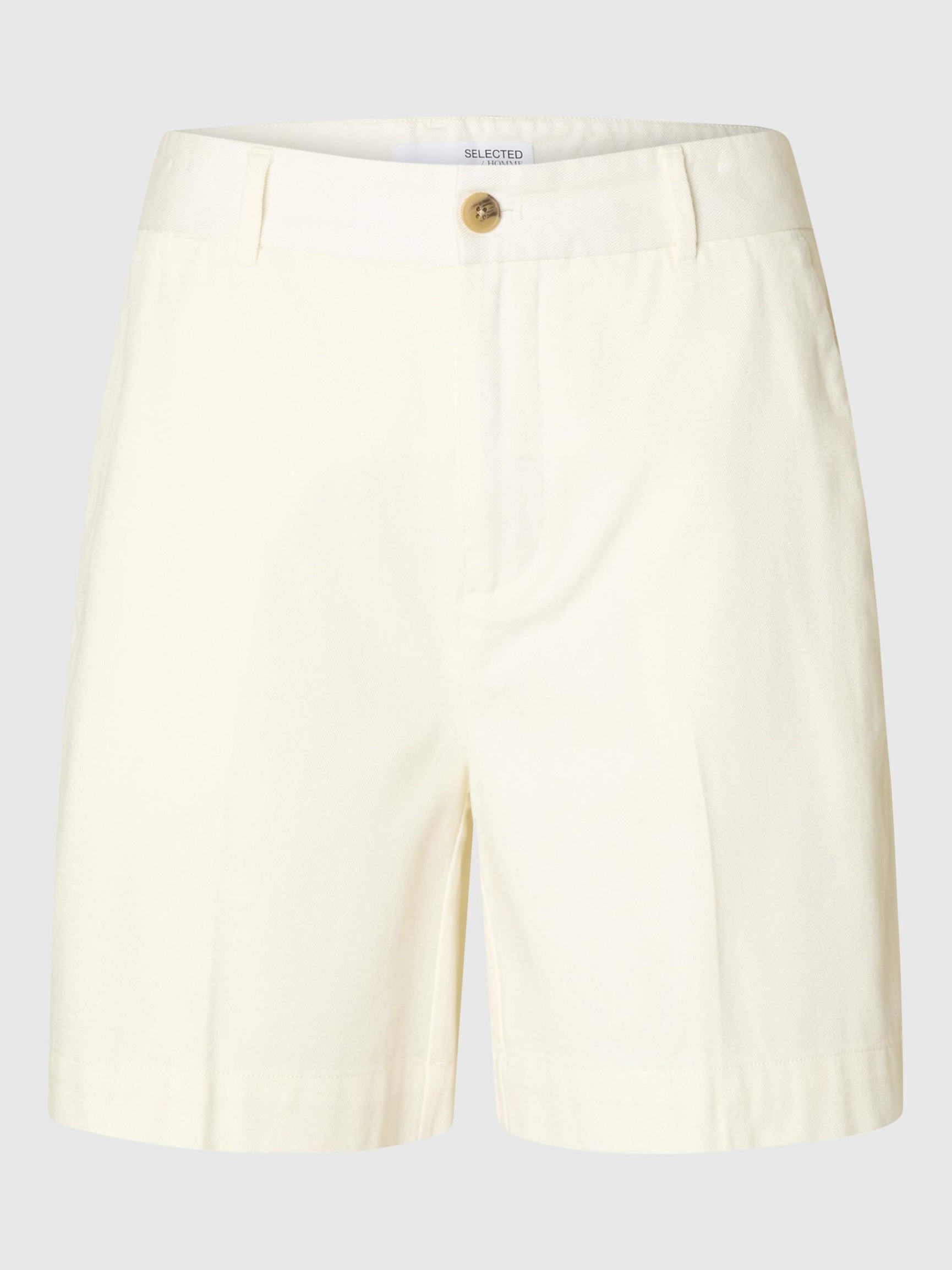 LOOSE FIT CHINO SHORTS, Egret, highres