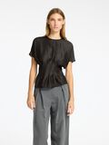 Selected STRUCTURED SHORT SLEEVED TOP, Black, highres - 16097764_Black_003.jpg